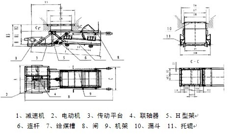 往复式给料机结构工作原理